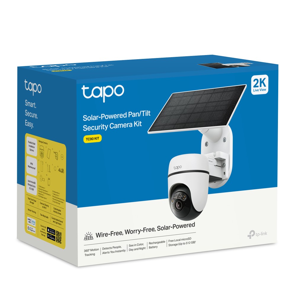 TP-Link TC90 KIT Solar-Powered Pan/Tilt Security Camera Kit - view 3