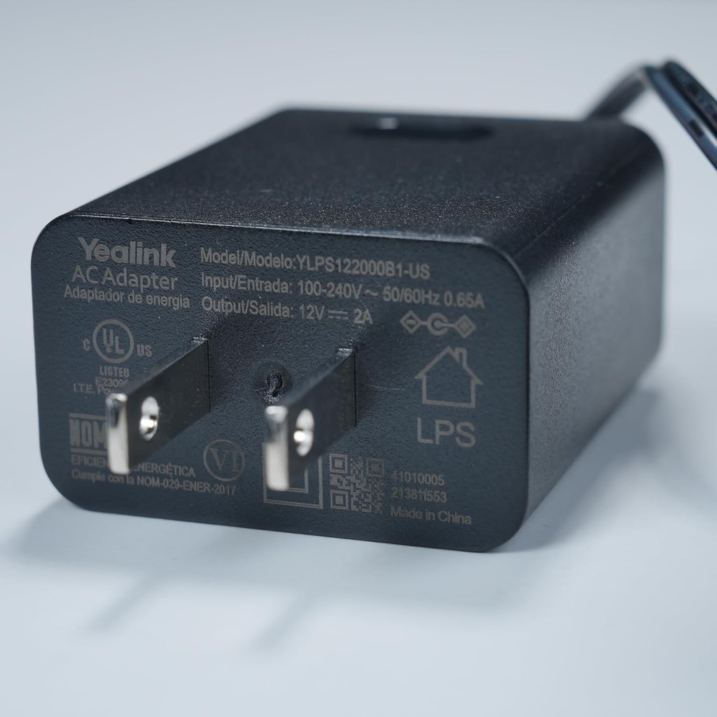 Yealink 12V 2A power adapter photo 2