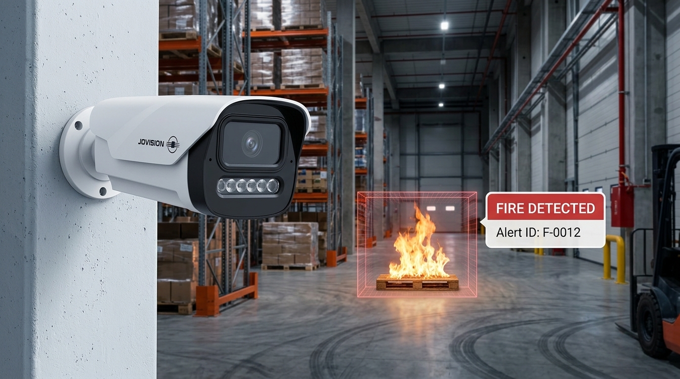 Jovision JVS-N517-FDL Fire Detection Camera - Warehouse Fire Detection