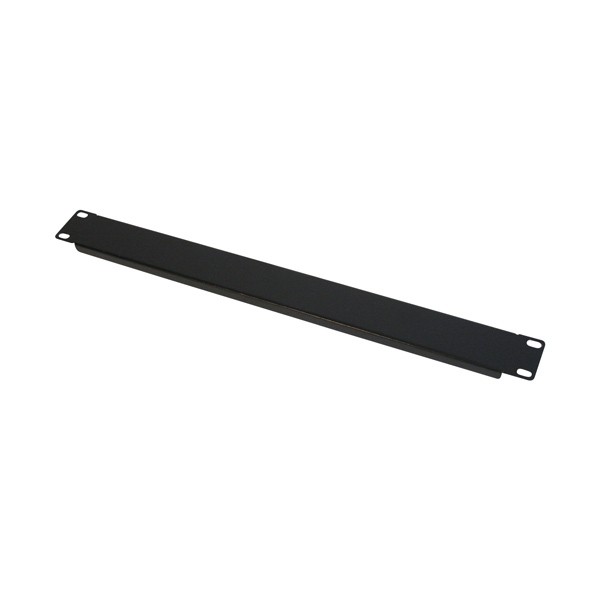CERTECH NRABP1RU 1RU Blanking Panel, Black Steel