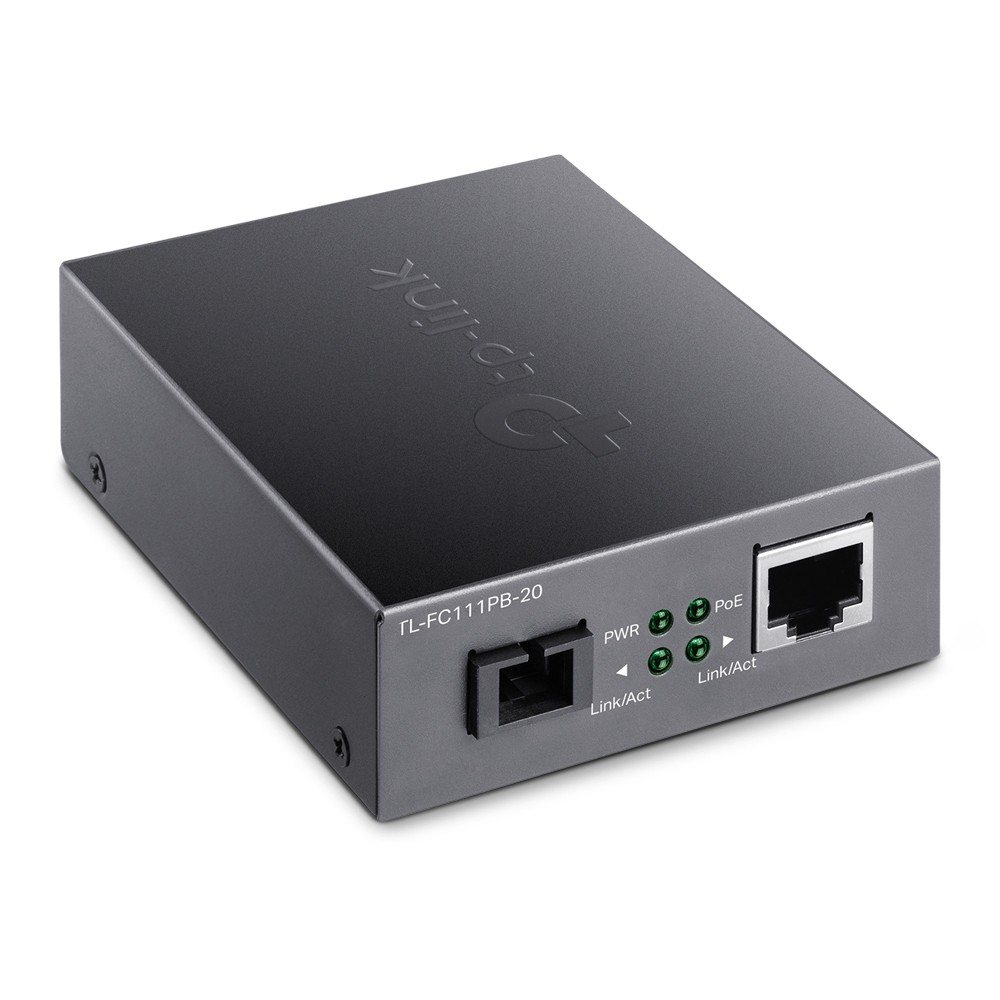 TP-Link FC111PB-20 10/100Mbps WDM Media Converter with 1-Por - view 1