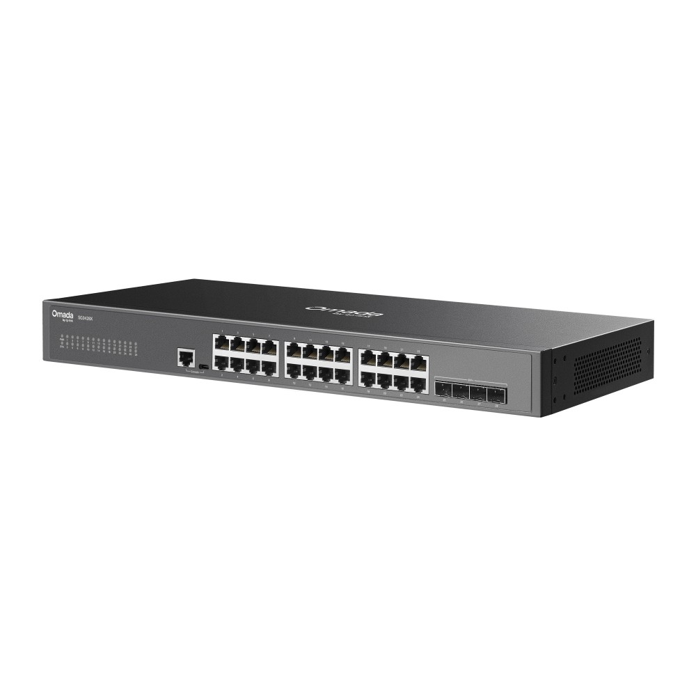 TP-Link SG3428X Omada 24-Port Gigabit L2+ Managed Switch wit - view 2