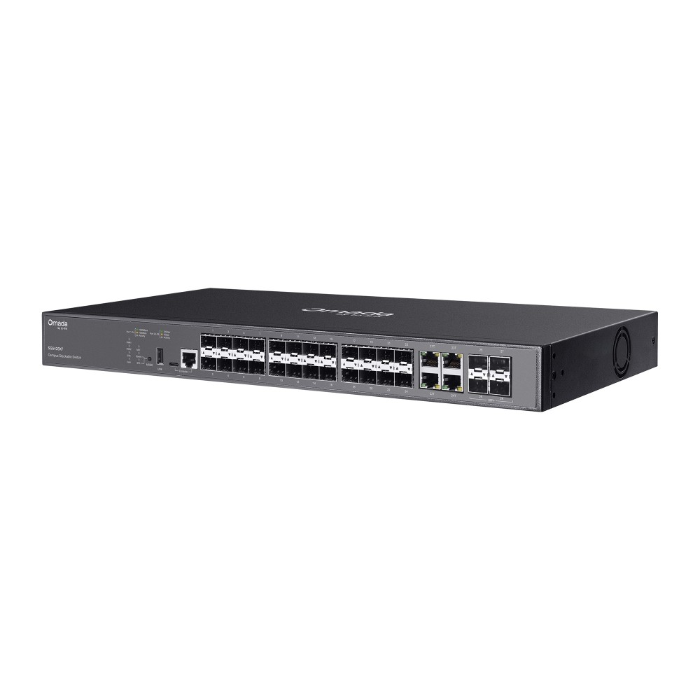 TP-Link SG5428XF Omada 24-Port SFP Stackable Lite L3 Managed - view 2