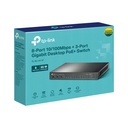 TP-Link TL-SL1311P 8-Port 10/100Mbps + 3-Port Gigabit Deskto - view 5