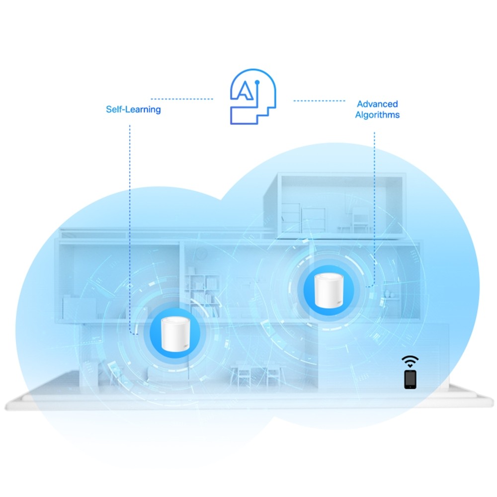 TP-Link Deco X20(1-pack) AX1800 Whole Home Mesh Wi-Fi 6 Syst - view 1