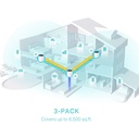 TP-Link Deco X55(3-pack) AX3000 Whole Home Mesh Wi-Fi 6 Syst - view 2
