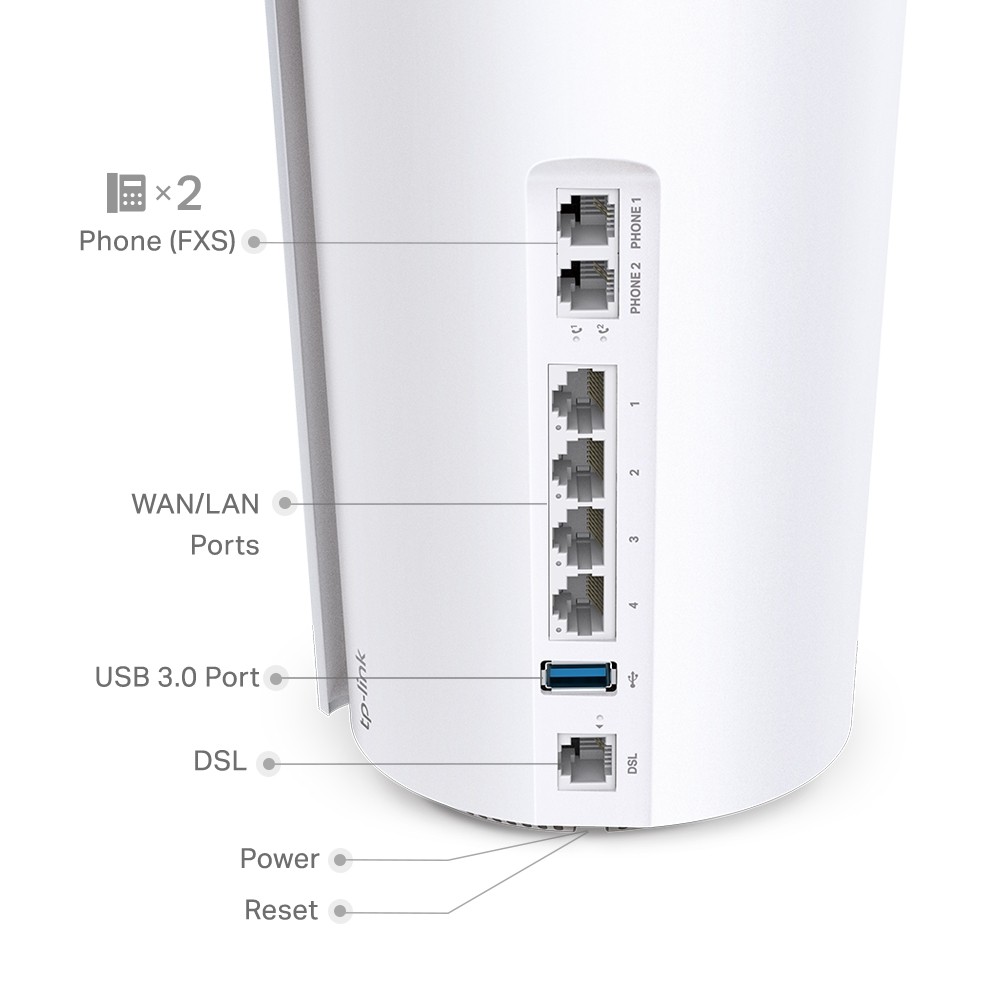 TP-Link Deco X73-DSL (3-pack) AX5400 VDSL Whole Home Mesh Wi - view 3