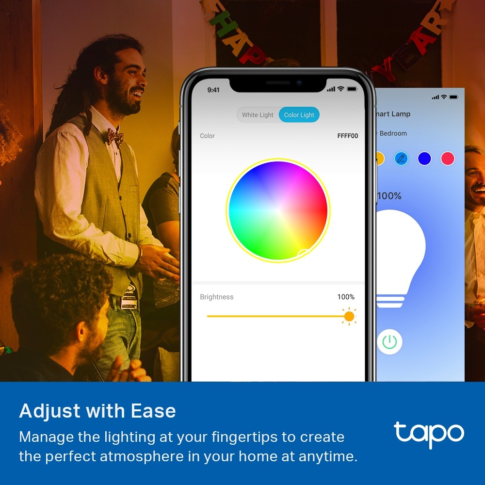 TP-Link Tapo L530E Smart Wi-Fi Light Bulb, Multicolour (E27  - view 2