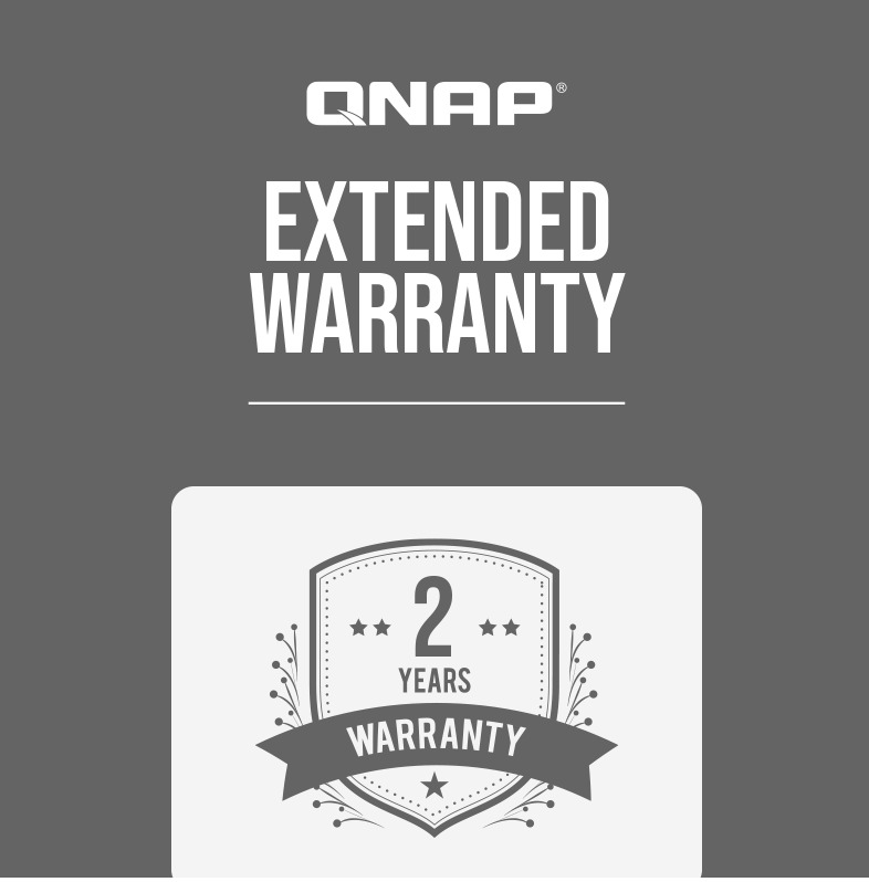 QNAP LW-NAS-GREY-2Y-EI extended warranty licence