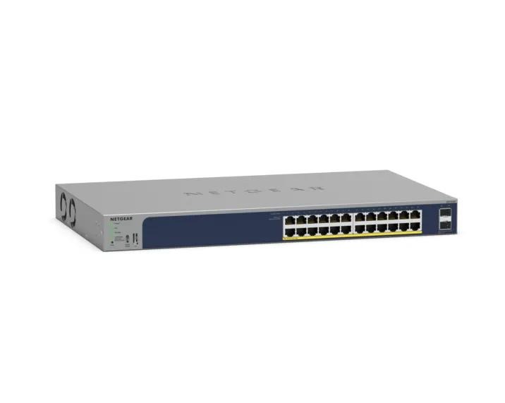 Netgear GS724TP 24-Port Gigabit PoE+ Smart Managed Switch with 2 SFP Ports, 190W PoE Budget, Insight Cloud - view 3