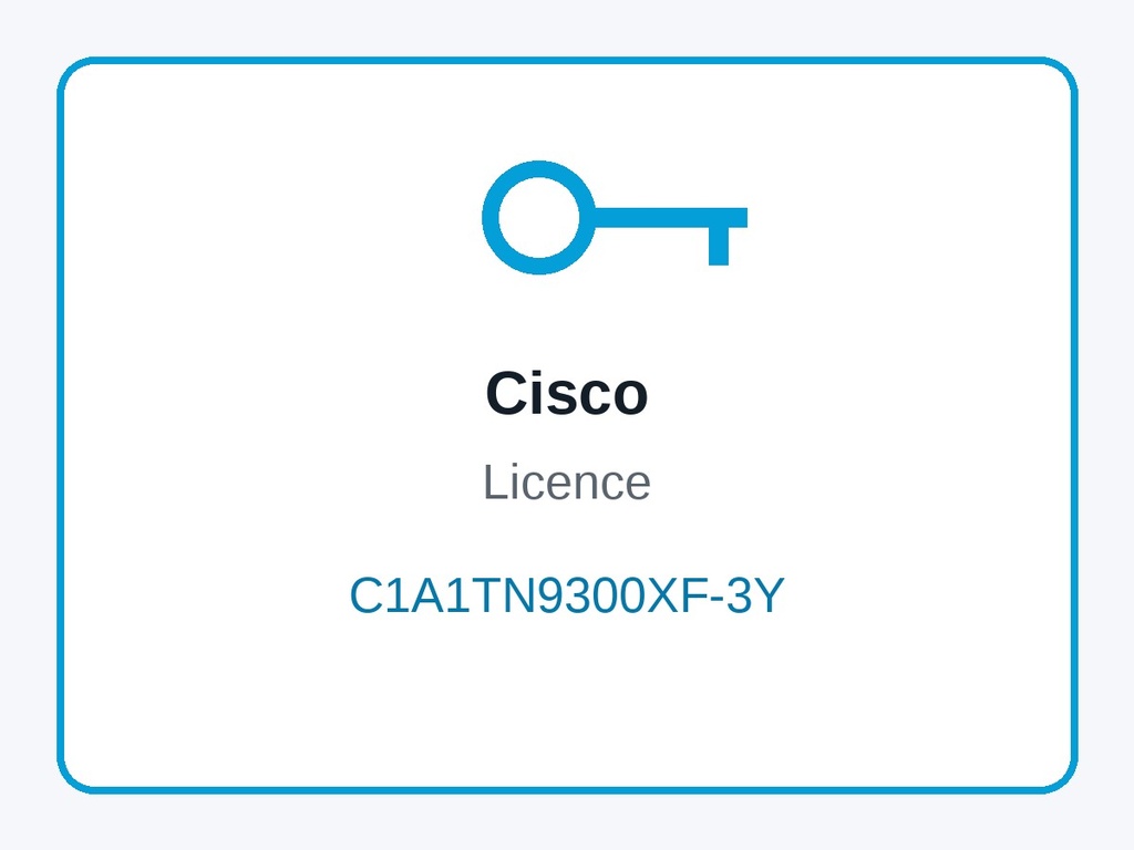 C1A1TN9300XF-3Y licence