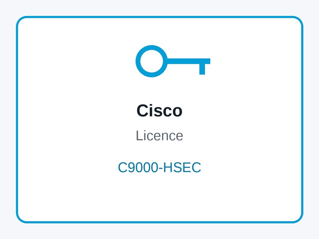 C9000-HSEC licence