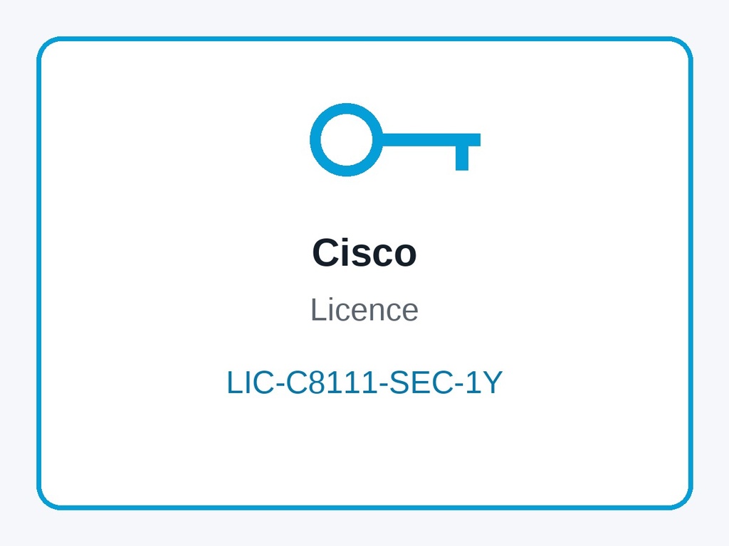 LIC-C8111-SEC-1Y licence