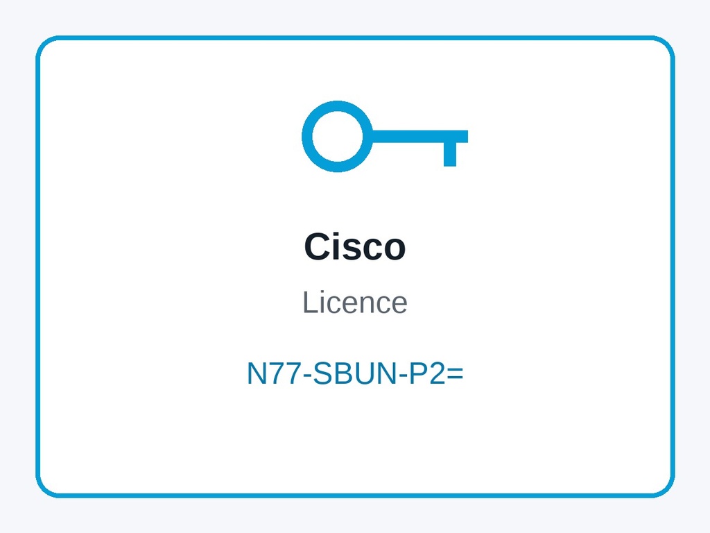 N77-SBUN-P2= licence