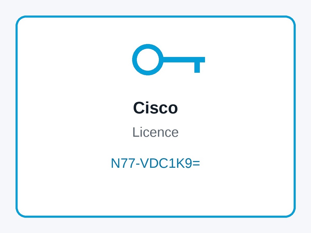 N77-VDC1K9= licence