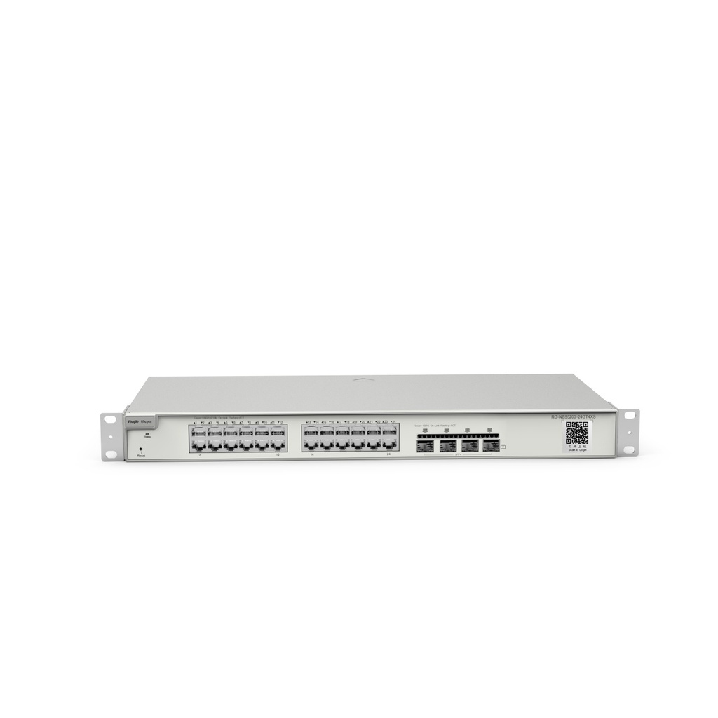 Ruijie RG-NBS5200-24GT4XS 24-Port Gigabit Layer 3 Cloud Managed Switch, 4 x 10G SFP+ - view 3
