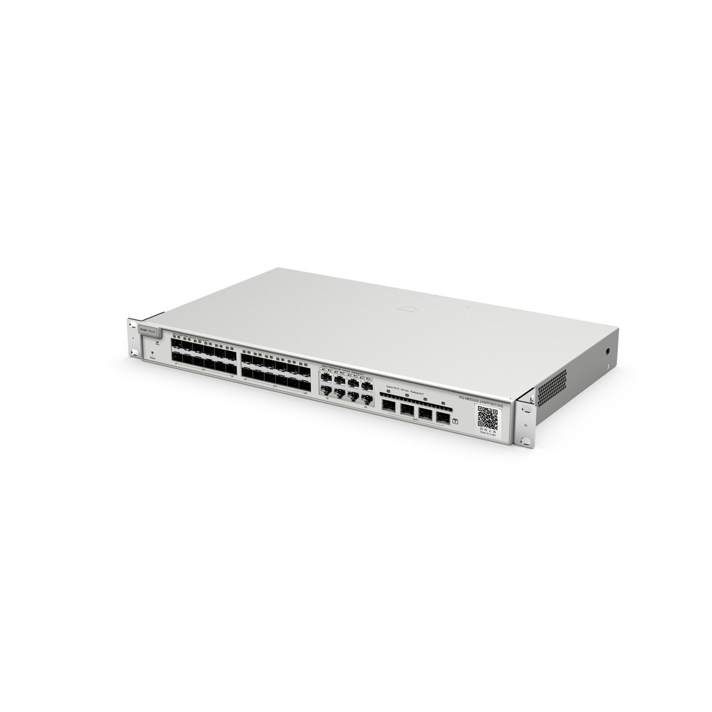 Ruijie RG-NBS5200-24SFP/8GT4XS 24-Port SFP Layer 3 Cloud Managed Switch, 8 x Combo, 4 x 10G SFP+ - view 3