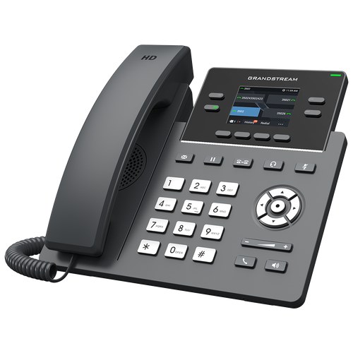 Grandstream GRP2612W 4-Line IP Phone 2.4-inch Colour LCD Dua 1