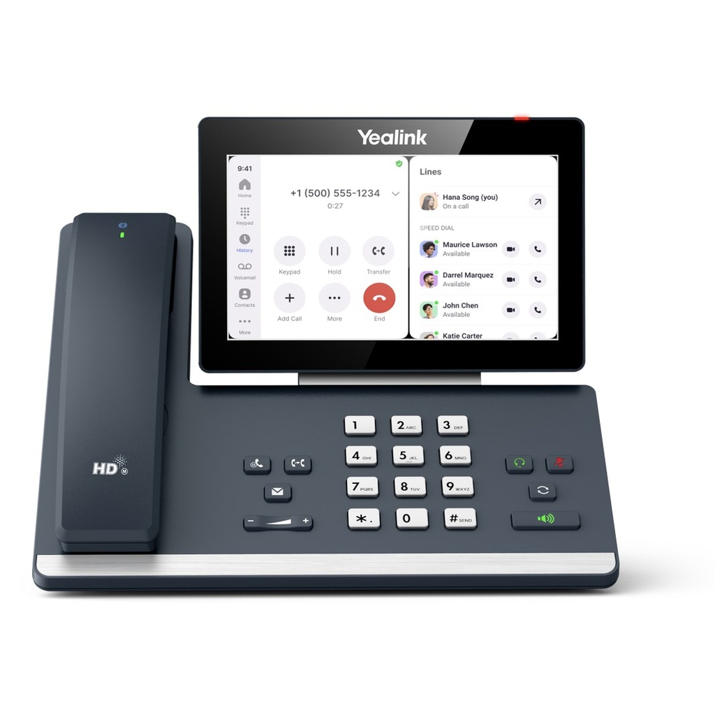 Yealink MP58-WH-E2-Zoom Zoom Phone, 7-inch Touch Screen, BTH 1