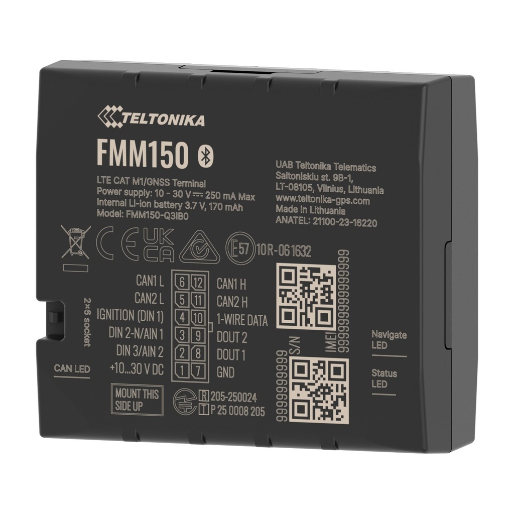 Teltonika FMM150 4G LTE Cat M1 GPS Tracker with Integrated C 1