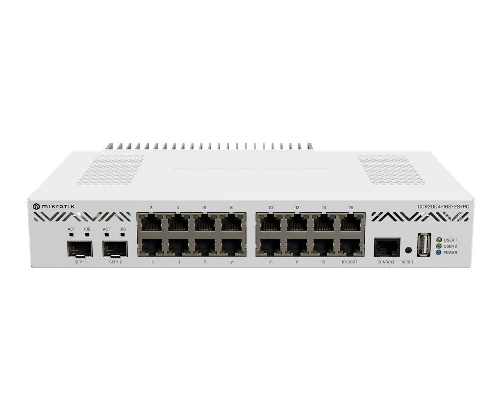 MikroTik CCR2004-16G-2S+PC Cloud Core Router — photo 1