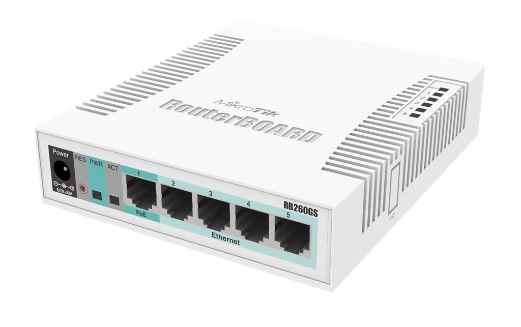 MikroTik RB260GS switch — photo 1