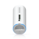 Ubiquiti UDR-5G-Max underside showing microSD card slot, 54V DC power input and recessed reset button