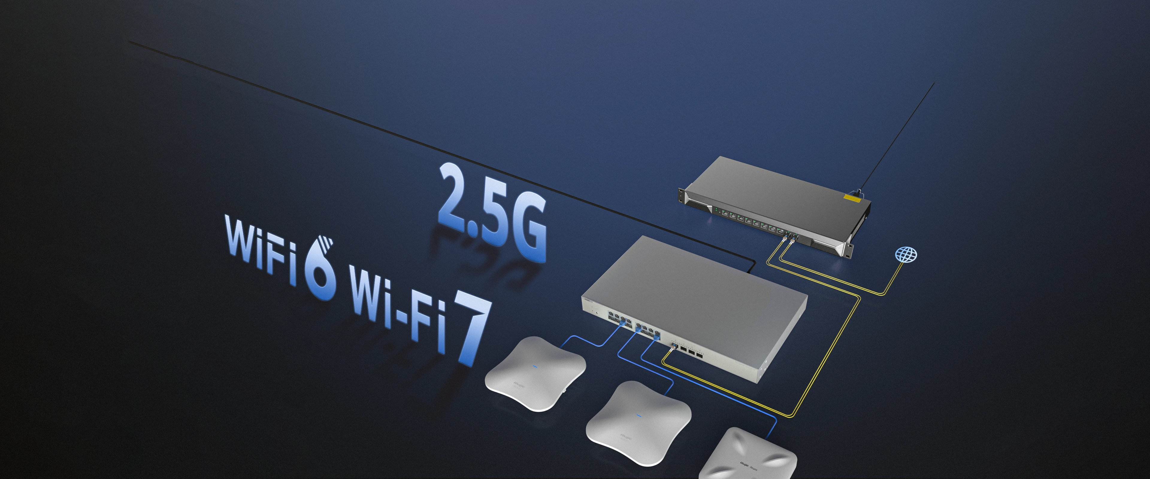 RG-NBS3300-16MG4XS-HP Angle View