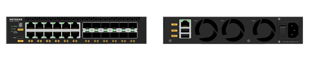 XSM4324 front panel