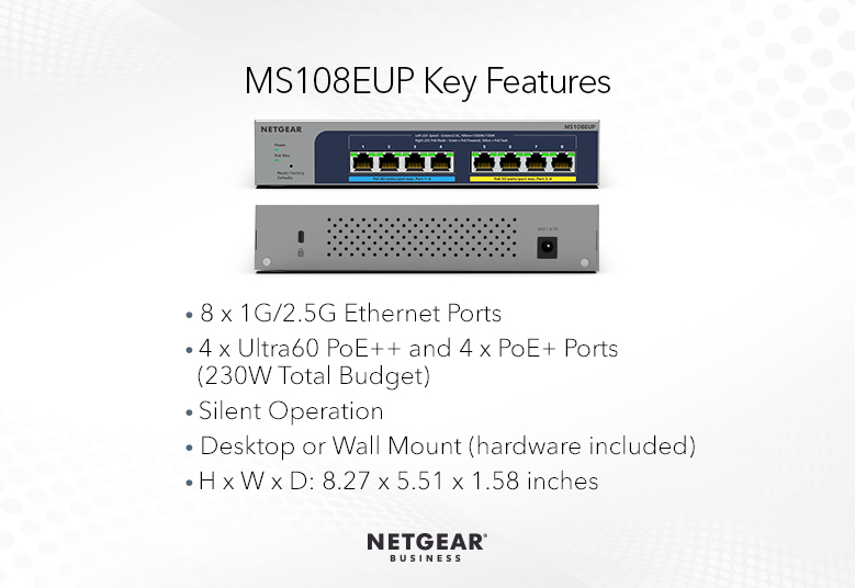 MS108EUP front panel