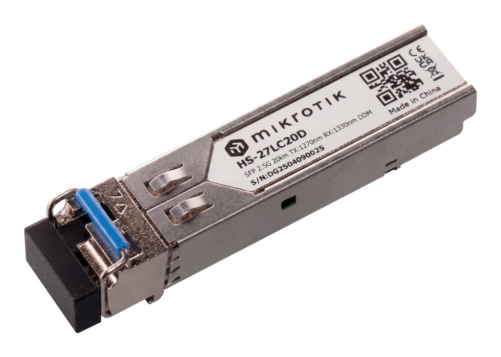 MikroTik HS-2733LC20D optical transceiver — photo 1