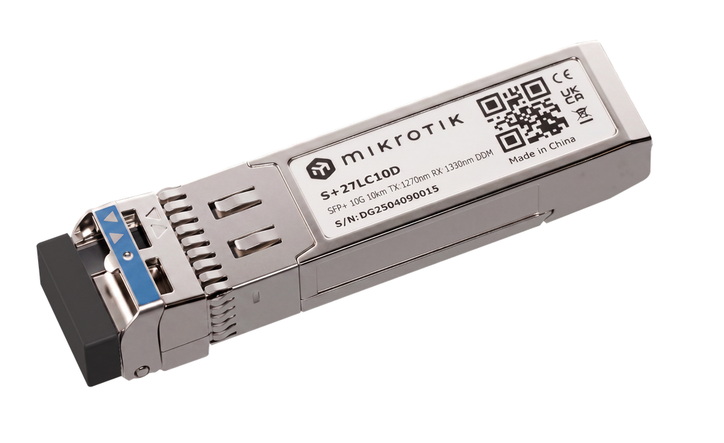 MikroTik S+2733LC10D optical transceiver — photo 1