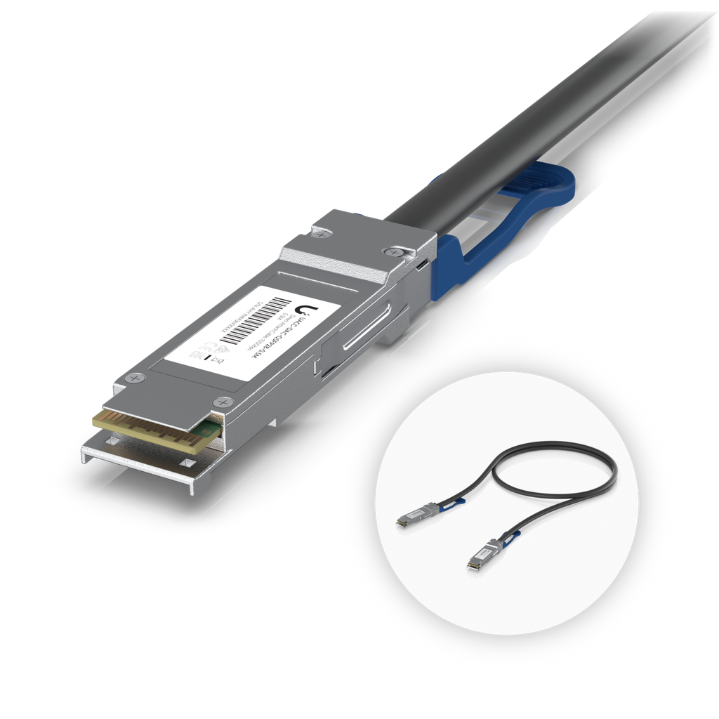 UACC-DAC-QSFP28-0.5M-10 View 2