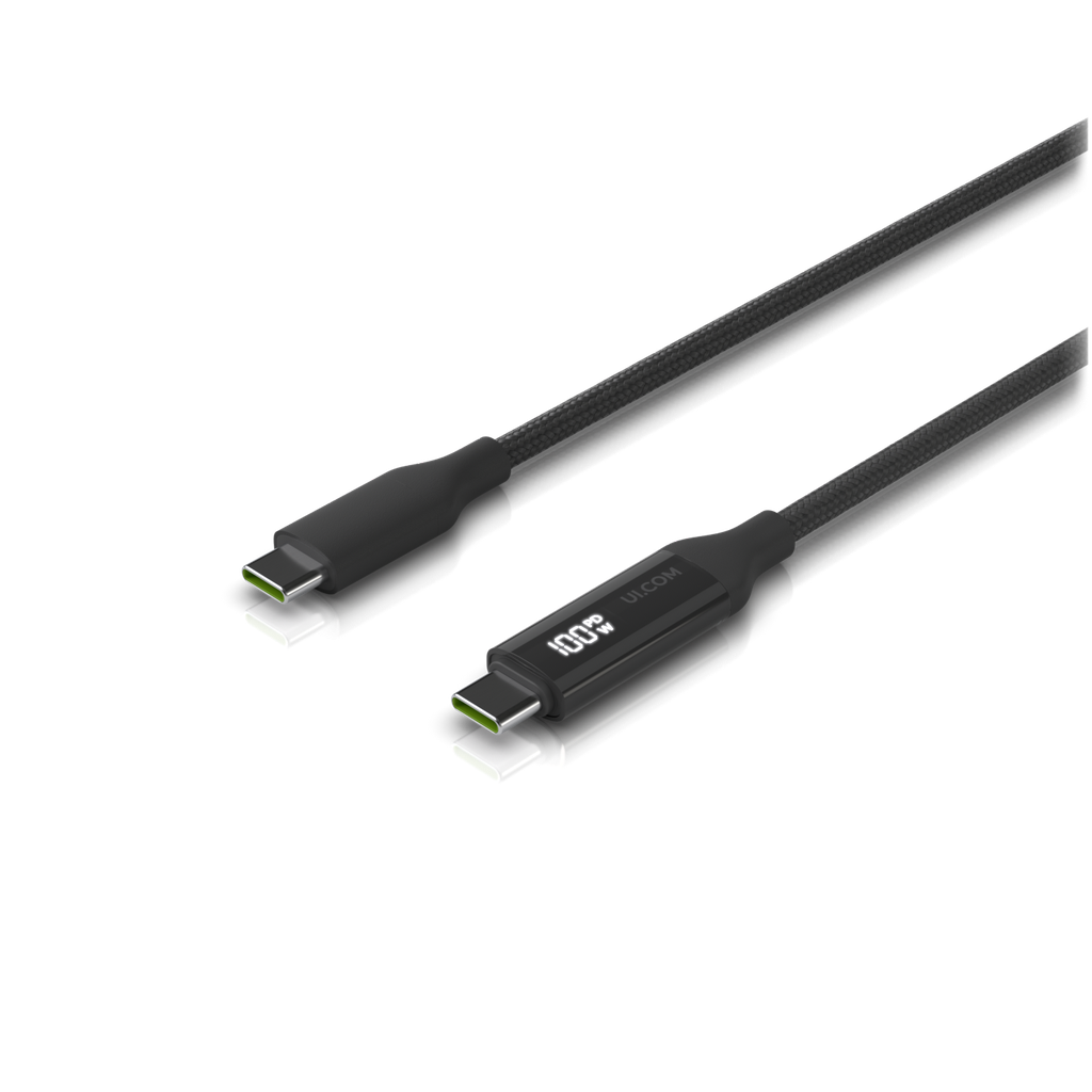 UACC-Cable-USB-100W-0.3M-BK View 5