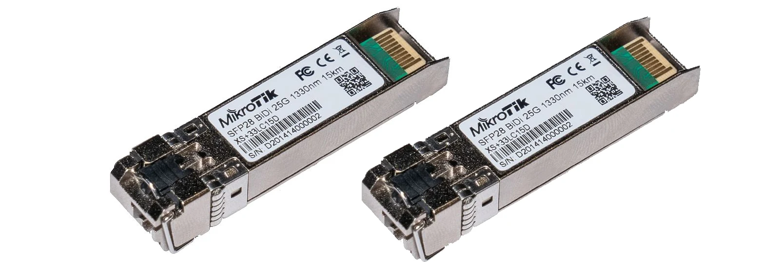 MikroTik XS+2733LC15D optical transceiver — photo 1