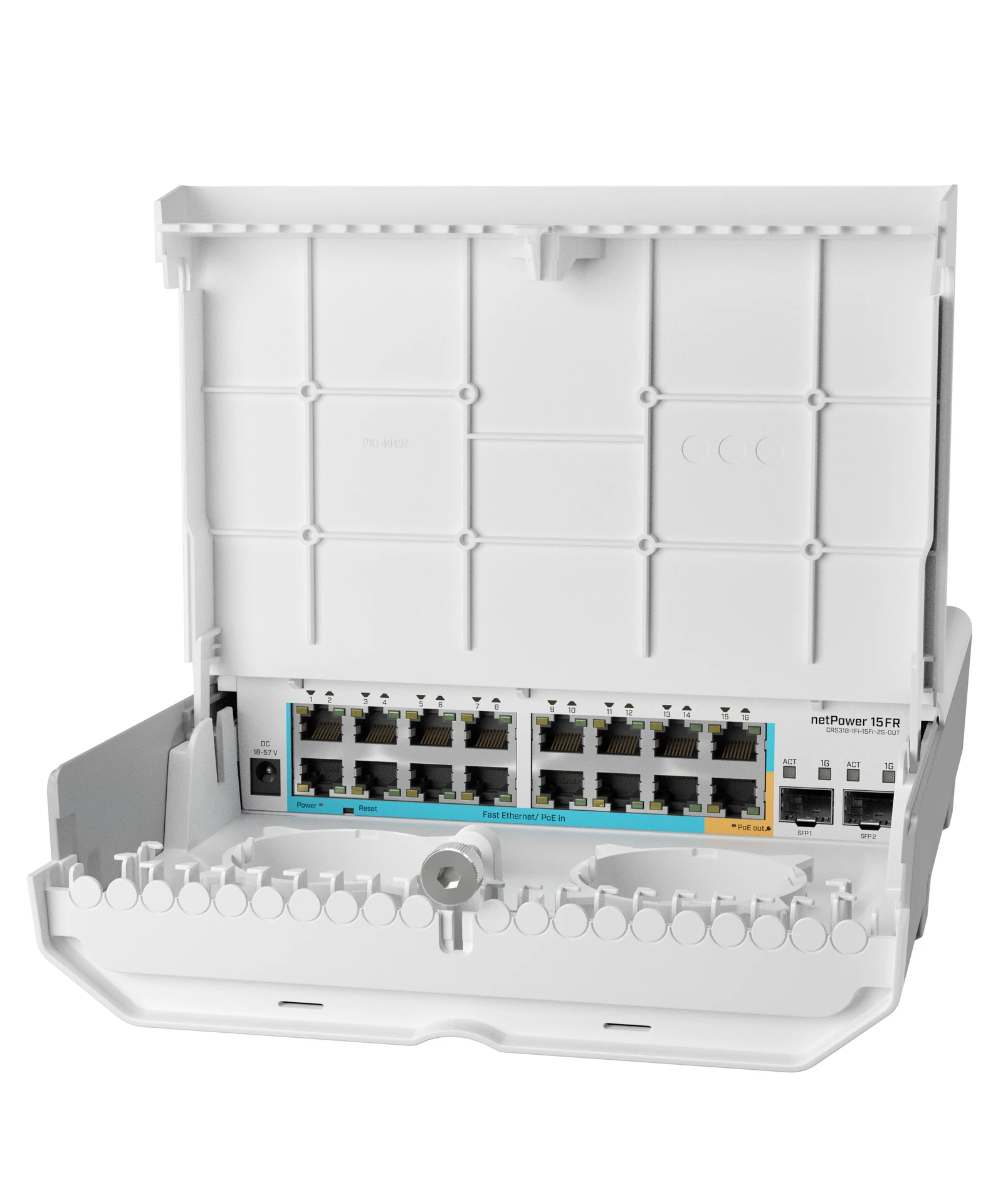 MikroTik CRS318-1Fi-15Fr-2S-OUT Cloud Router Switch — photo 7