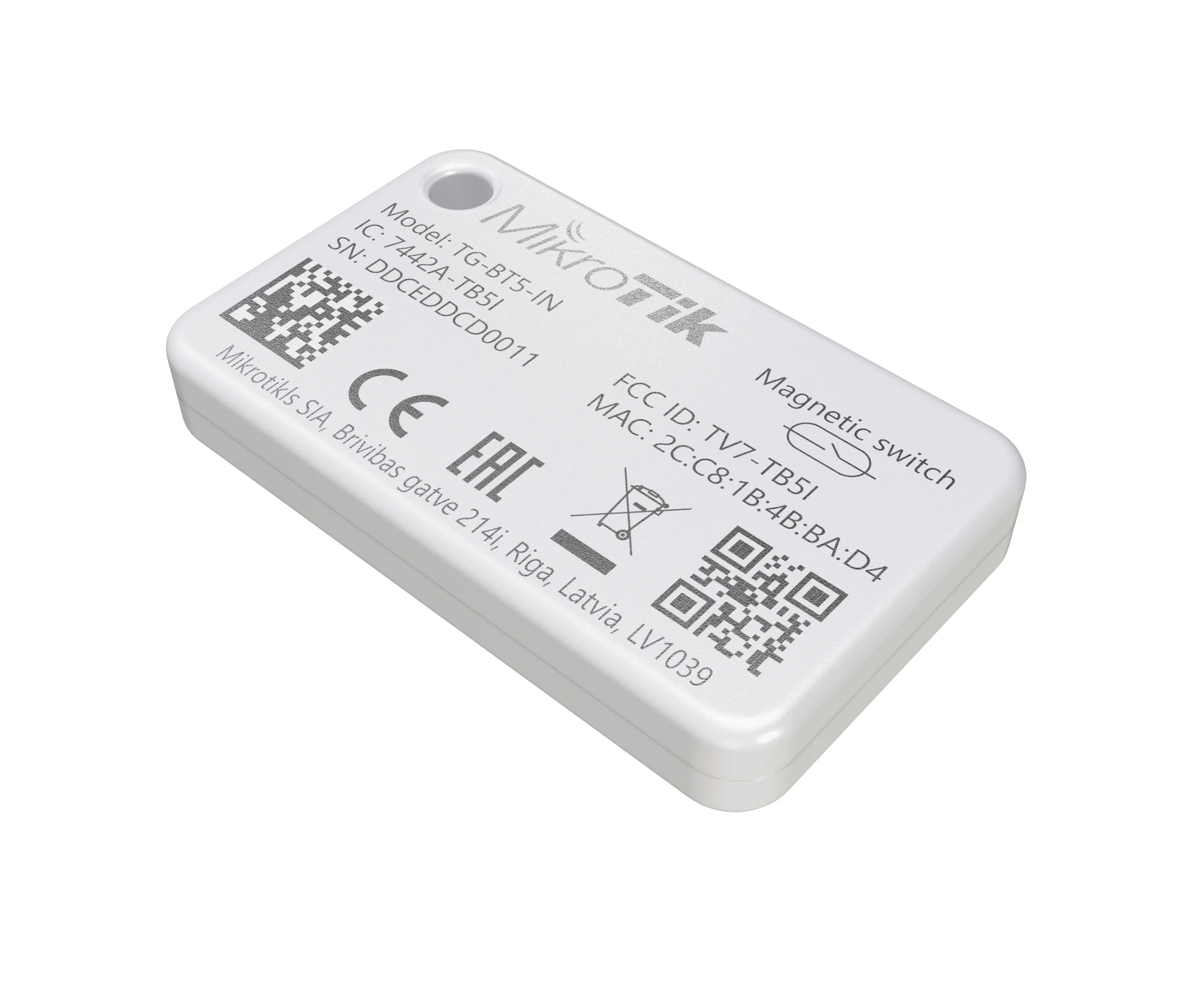 MikroTik TG-BT5-IN sensor tag — photo 2