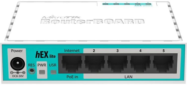 MikroTik RB750r2 router — photo 1