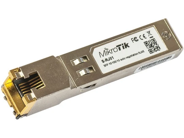 MikroTik S-RJ01 optical transceiver — photo 1