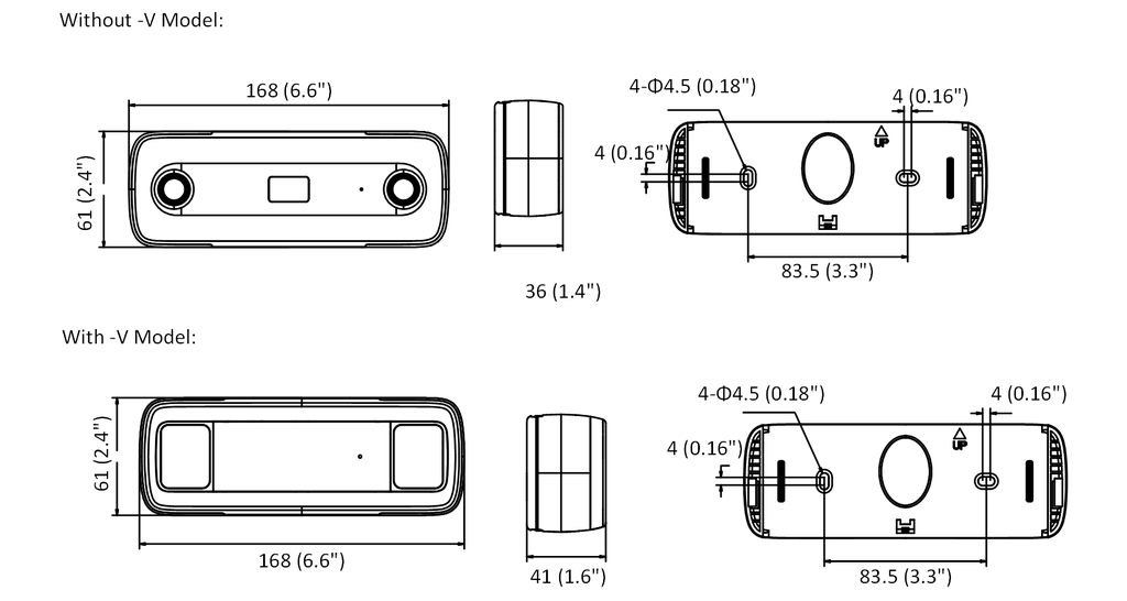 DS-2CD6825G0/C-IVS Dimensions