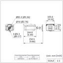 DS-2XC6047G0-LS Dimensions