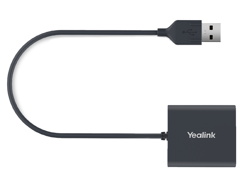 Yealink EHS40 Wireless Headset Adapter for Yealink IP Phones, Jabra, Plantronics and Sennheiser EHS, USB Plug and Play