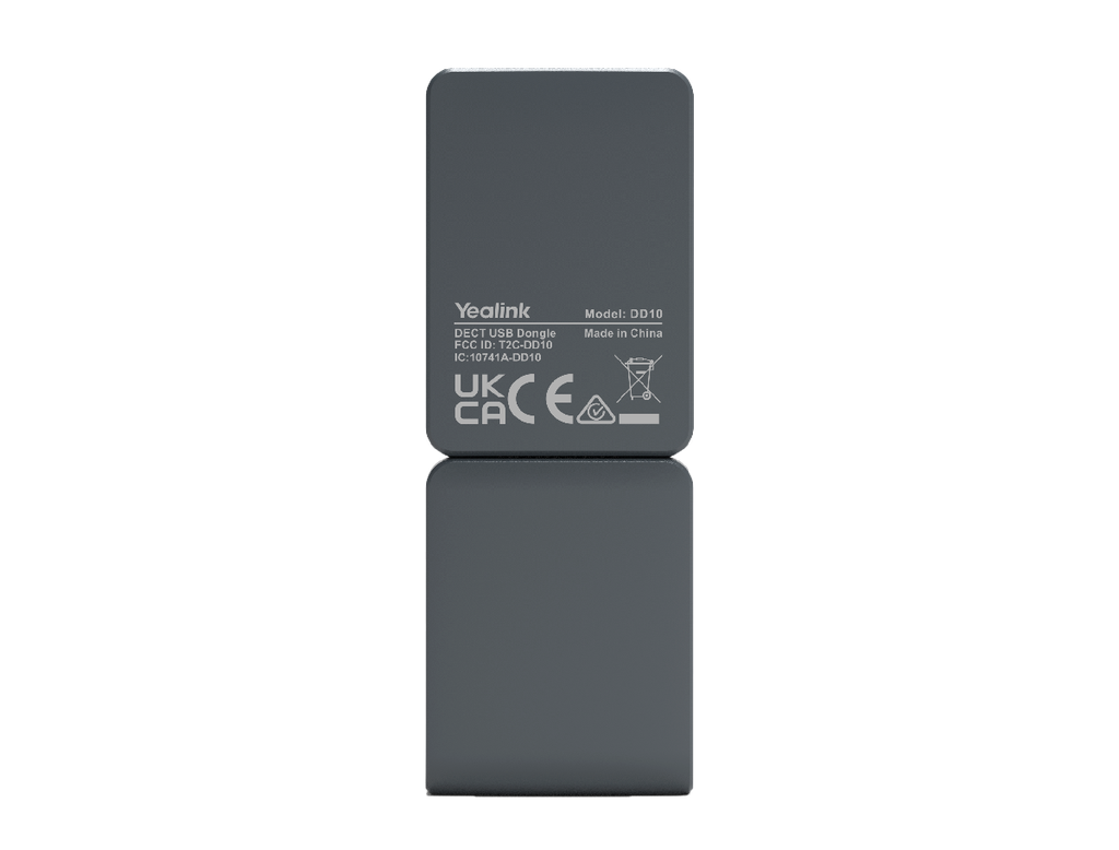 Yealink DD10K DECT USB Dongle for T5 Series and T41S/T42S IP Phones, Desk Phone as DECT Handset or Base Station