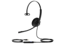 Yealink UH34 Special Edition Mono UC Wired Headset, USB-C and 3.5 mm, Noise-Cancelling Microphone, Leatherette Cushion, YHC20 Controller
