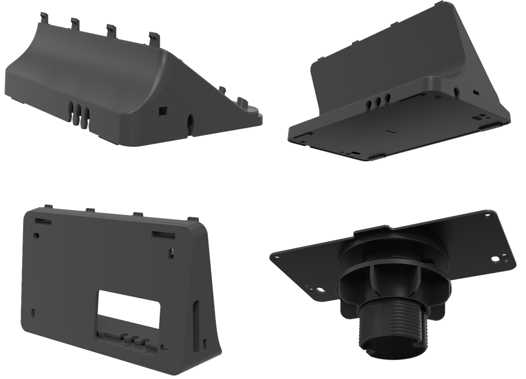 Yealink CTP25 Mount Kits, Desk Stand, Wall Mount and Rotatable Table Lock for CTP25 Touch Console