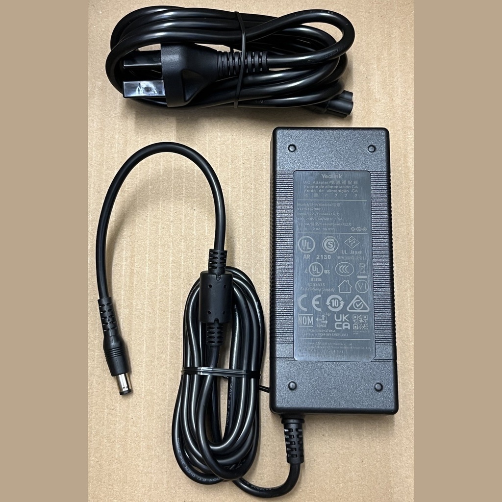 Yealink YLPS482000C 48V 2A Power Supply for AVHub, RCH40, MeetingEye 800, VDK-MVC-001 and VDK-ME-001