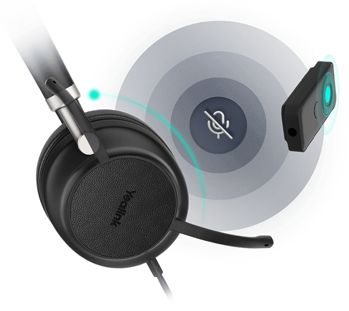 Yealink UH38 Mono UC USB-A Premium Headset with Dual USB and Bluetooth Connection, Dual Noise-Cancelling Microphones, Dual Busylights