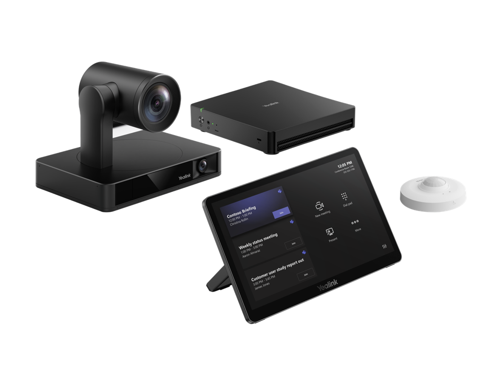 Yealink MVC860-C5U-000 MVC860 Video Conferencing System for Microsoft Teams Rooms – For Medium and Large Conference Rooms