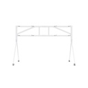 Yealink MB-FloorStand-D652 White Mobile Floor Stand for Dual MeetingBoard 65 Side-by-Side Installations