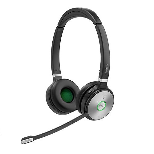 Yealink WHD622-UC Replacement Dual-Ear Headset for WH62 Dual UC and WH66 Dual UC DECT Systems, Headset Only